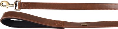 Hond Looplijn met neopreen Lyabo Bruin 1,3m 25mm