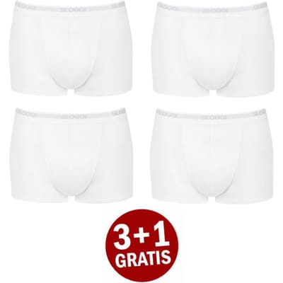Sloggi - Basic Short 4-pack - Wit