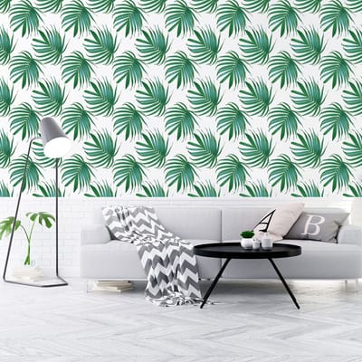 Behangsticker - Palmbladeren - 30x30cm