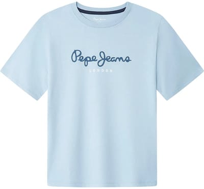Pepe Jeans New Art T-shirt Met Korte Mouwen Blauw 10 Years Jongen