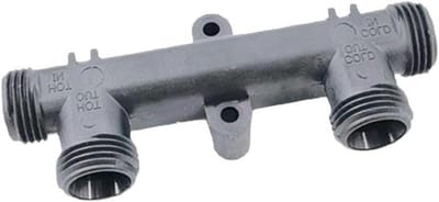 Sensor Klep - Bypass Klep - Warm Water Circulatie - Glasvezel Versterkt - 11 cm Lengte - Zwart