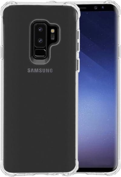 Schokbestendig Back Cover Hoesje - Shockproof Telefoonhoesje - Geschikt voor Samsung Galaxy S9 Plus - Transparant