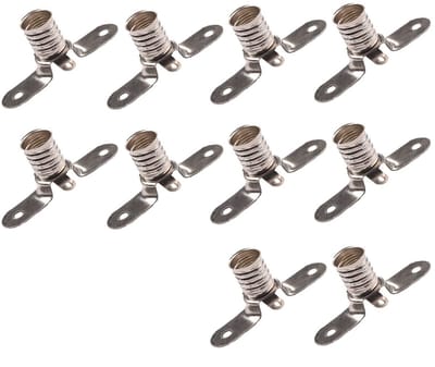 Kleine LED Lichtbasis Set van 10 Stuks voor E10 Fittingen, Ideaal voor Thuis Experimenten en Elektrische Tests