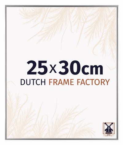 Fotolijst 25x30 cm - Kunststof - Zilver Hoogglans - Easy