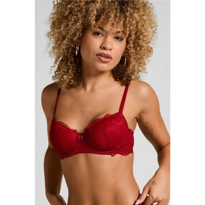 Hunkemöller Voorgevormde beugel bh Marine Rood