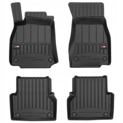 Frogum No.77 - Automatmatten passend voor Audi A6 C8 vanaf 2018 - 3D Korfmodel - TPE Rubber - Zwart