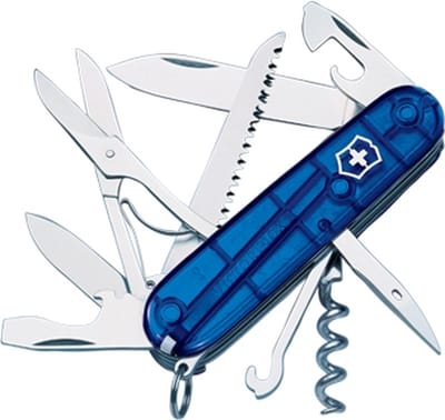 Victorinox Huntsman Blue Zwitsers Zakmes - 15 functies - Blauw