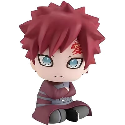 Anime Naruto Leuke Sakura Haruno Gaara Zittende Houding Cartoon Actiefiguur Model PVC Kinder Speelgoed Auto Decoratie Cadeau brown