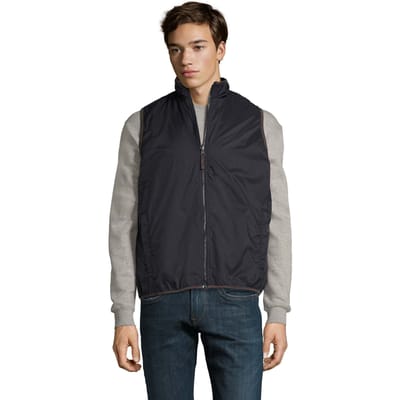 SOLS Omkeerbare bodywarmer voor uniseks volwassenen Winner (Marine)