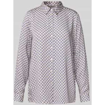 Regular fit overhemdblouse met platte kraag