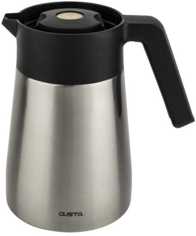 Gusta Thermoskan - 1 liter - Thermosfles - Grijs
