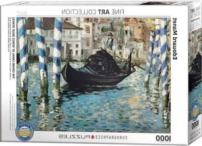 Puzzel 1000 Stukjes - Legpuzzel Stukjes - Ontspannen Vrije Tijd - Inclusief Puzzelbakjes - 68x48 cm - Blauw