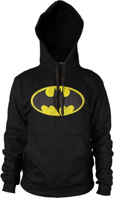 Batman Hoodie met vervaagd logo, groot en lang model WB-3-BAT004-H23-8
