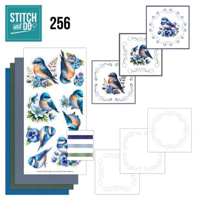 Stitch and Do 256 - Berries Beauties - Floral Elegance - Stitch and Do borduursets - Gratis verzonden - STDO256