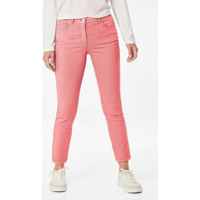 7/8-jeans BELLA van superstretch-materiaal - rosé - Gr. 20 van Goldner Fashion