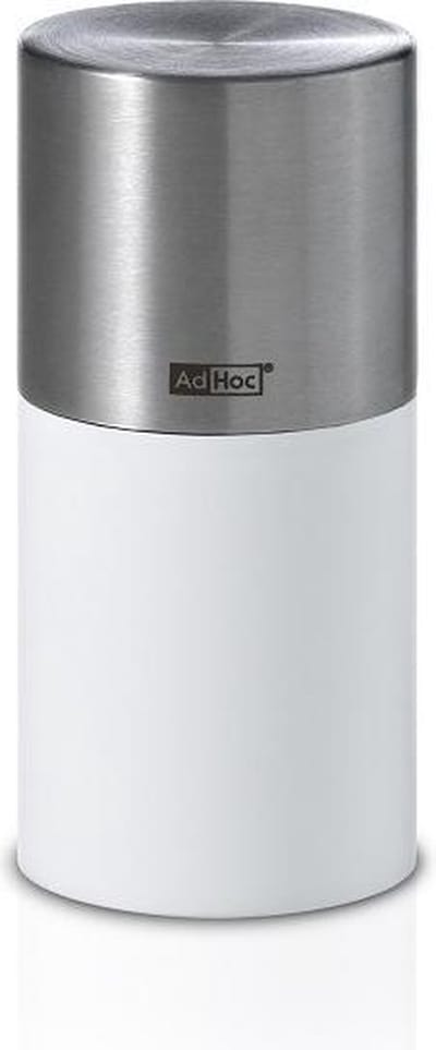 Peper- of Zoutmolen Goliath 10,5 cm, Wit - AdHoc
