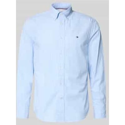 Tommy Hilfiger Overhemd heren flex hairline poplin rf shirt mw0mw44571/0a5