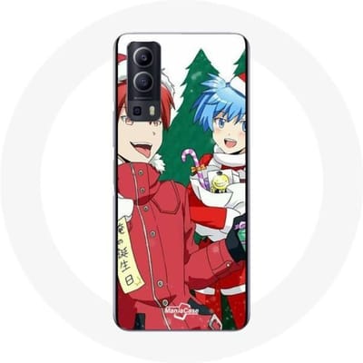 Coque pour Vivo Y72 Karma et Nagisa Assassination Classroom Anime Christmas day