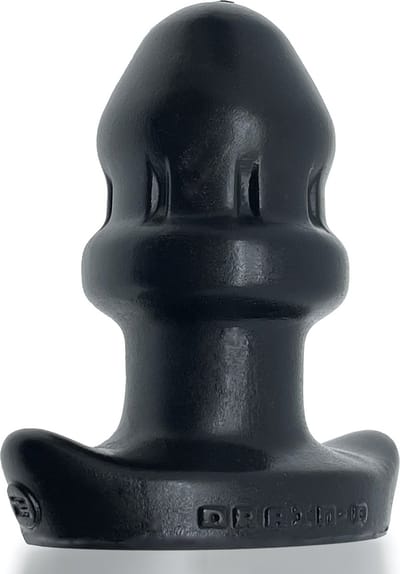 Oxballs - Drain-O Flow-Thru Buttplug - Zwart - Small