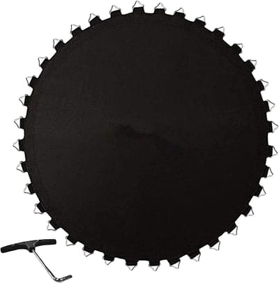 Trampoline Mat - Springdoek Vervanging - Buiten Spelen - Sterk Draagvermogen - 8ft of 10ft - Zwart