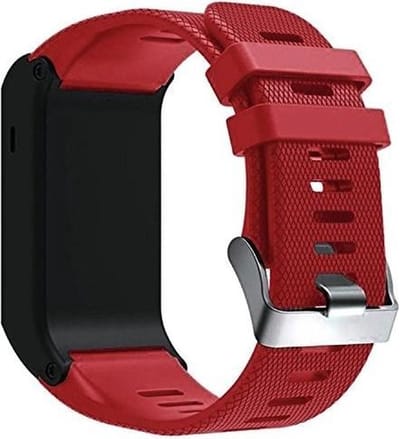 Garmin Vivoactive HR Siliconen bandje|Rood / Red|Premium kwaliteit|Inclusief schroevendraaiers | One Size |TrendParts