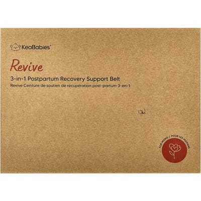 KeaBabies Revive 3-in-1 Postpartum Herstel Ondersteuningsgordel, M/L, Klassiek Ivoor, 1 Set beige