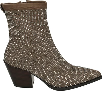 Pedro Miralles 25534 Enkellaarsjes - Enkelboots met rits - Dames - Taupe - Maat 38