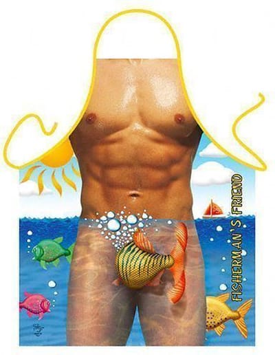 Benza Schort Fisherman's Friend - Sexy/Leuke/Grappige/Mooie Keukenschort
