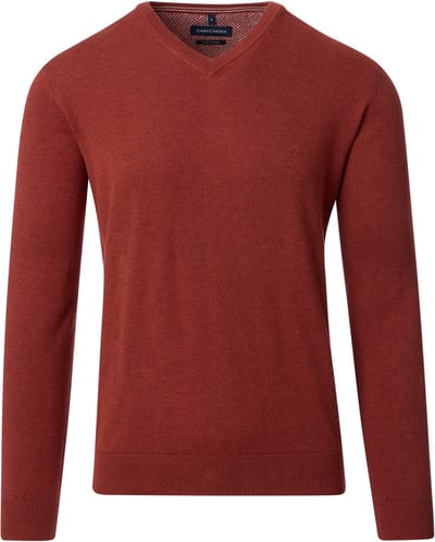 Casa Moda Lange mouw Trui - 004430-Vhals Terra (Maat: XXL)