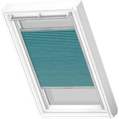 Velux Manueel Verduisterend Plisségordijn Fhc Fk04 1173s Petrol Blauw