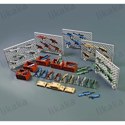 Hoge Kwaliteit Moc Leger stijl Hoge Kwaliteit Wapen Hoge Kwaliteit Accessoires Hoge Kwaliteit Bouw Hoge Kwaliteit Blokken Speelsets Verzameling kit