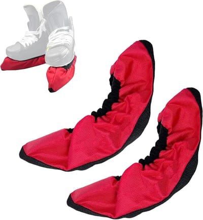 Schaatsbeschermers - Schaats Covers - Bescherming Schaatsen - Waterdichte Stof - 30-33 cm - Rood