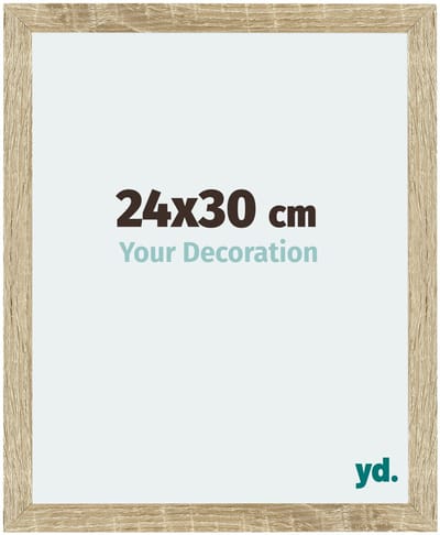 Your Decoration - Fotolijst 24x30 cm - MDF - Sonoma Eiken - Mura