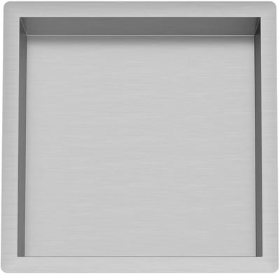 Nurion RVS Badkamer Inbouwnis 30 x 30 x 10 cm - Wandnis Inbouw Douche