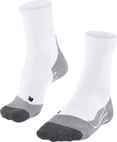 FALKE PL2 anti-blaar katoen functioneel materiaal paddelsokken heren wit - maat 46-48