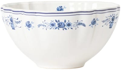 Costa Nova Portugees Aardewerk kom soup/ceral Vila Blauw Wit D16.2 H8.2 cm
