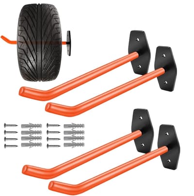 Ladderhaken voor garagemuur, garagehaken voor zwaar gebruik | Wielrek Ladderhanger Garagehaken | Ladderhaken, wandgemonteerde ladderhouder voor dames, heren, volwassenen, zakelijke gebruikers, profess