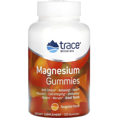 Trace, bonbons gélifiés au magnésium, mandarine, 120 pièces