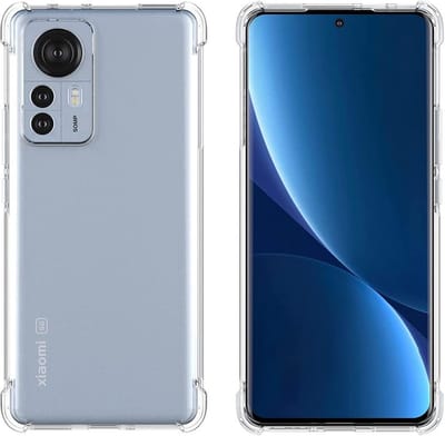 Shockproof Soft TPU hoesje Silicone Case Geschikt voor: Xiaomi 12 Pro - Transparant
