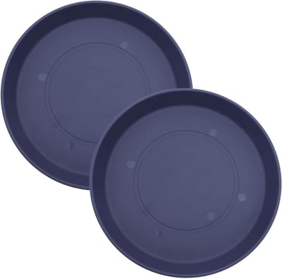 Plantenbak schotel - Bloempot schotel - Planten verzorgen - Optimale watercontrole - 27 cm breed - Schemering Blauw