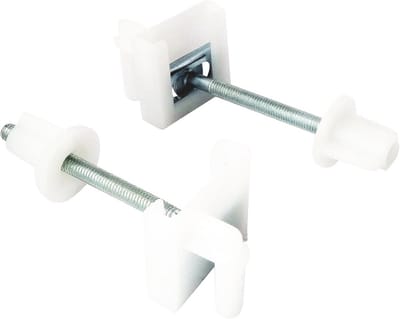 Bevestigingsset WC-Bril Vervangen - Metalen Platen, Moeren en Glijders (75 mm)