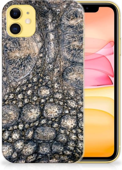 Apple iPhone 11 TPU Hoesje Krokodillenprint