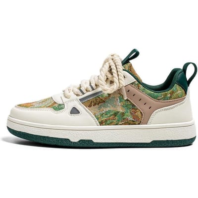 Sneakers Heren Nieuwe Populaire Laag Uitgesneden Casual Sneaker Comfortabel Lichtgewicht Trendy Draagbaar Koreaans Textuur Student Modieuze Schoenen 40 white