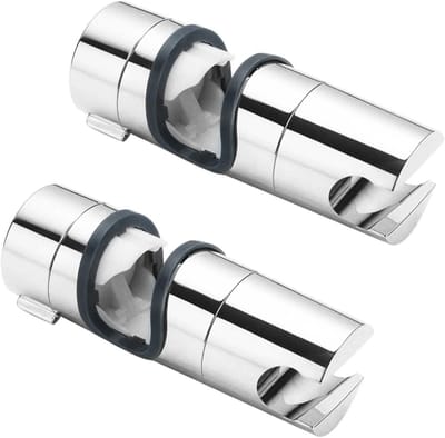 Verstelbare Douchekop Houder 18-25mm - 360° Draaibare Bevestiging voor Douchekop - ABS Chroom Doucheaccessoires en Steun voor Doucherails