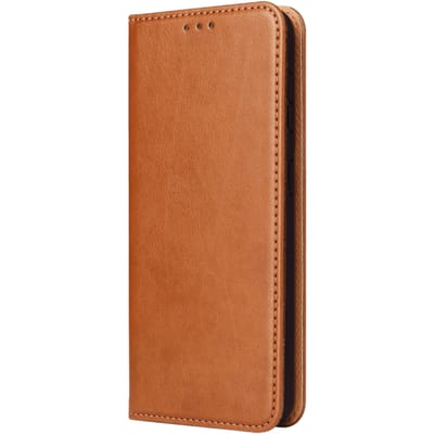 Fierre Shann Samsung Galaxy S21 Plus Slim Wallet Hoesje Bruin