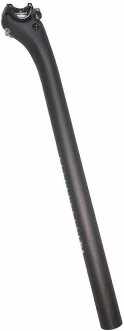 Fiets Zadelpen - Carbon Onderdeel - Comfortabel Fietsen - Verstelbaar Ontwerp - 31.6 x 400 mm - Zwart