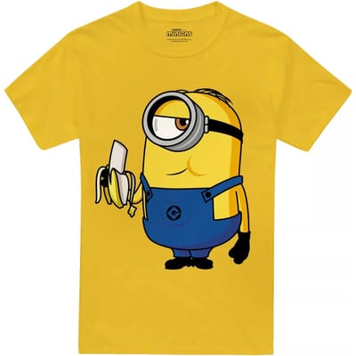 Minions Mannen Banaan T-shirt XL geel