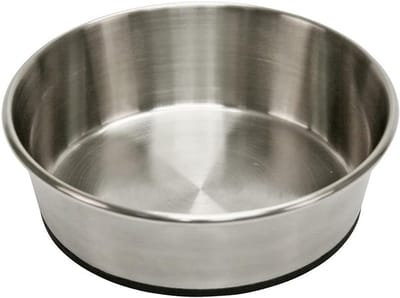 Roestvrijstalen Hondenvoer- en Waterbak met Antislip - 1600 ml