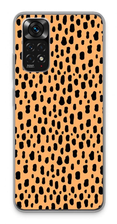 Case Company® - Hoesje geschikt voor Xiaomi Redmi Note 11 hoesje - Panter - Soft Cover Telefoonhoesje - Bescherming aan alle Kanten en Schermrand