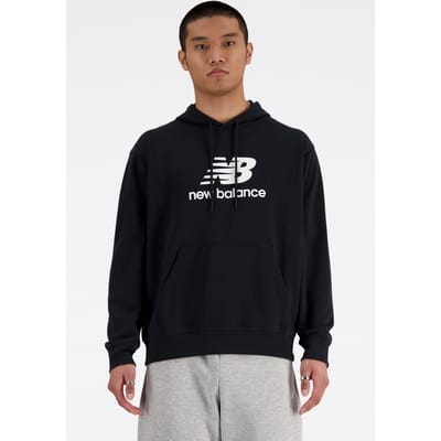 New Balance Sport Essentials French Terry Black Taglia: L | Felpe con cappuccio Outlet | Uomo | Nero